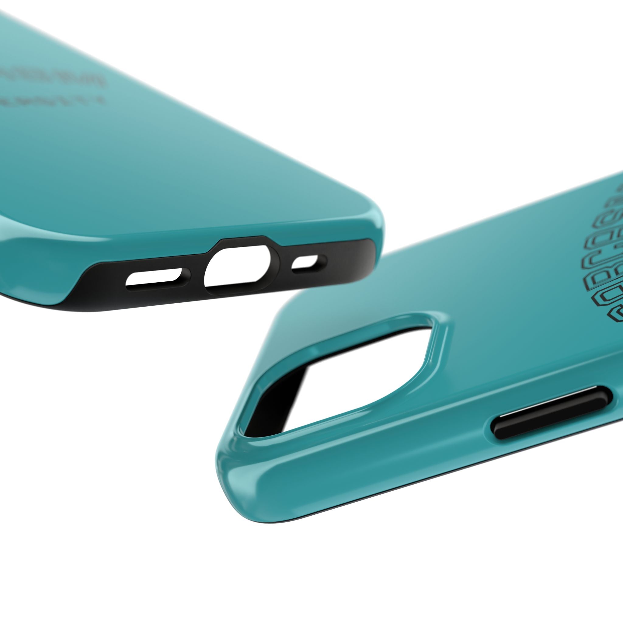 Sarcasm University Tough Phone Case — Protective Teal Case with Funny Text for Students & Gift